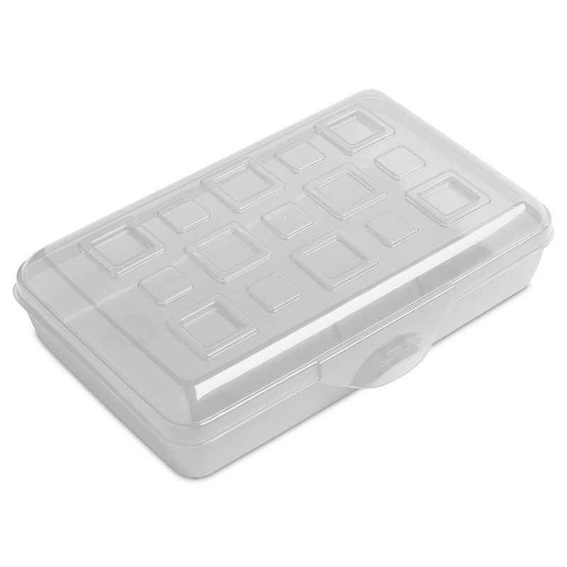 slide 1 of 4, Sterilite Pencil Box - Clear, 1 ct