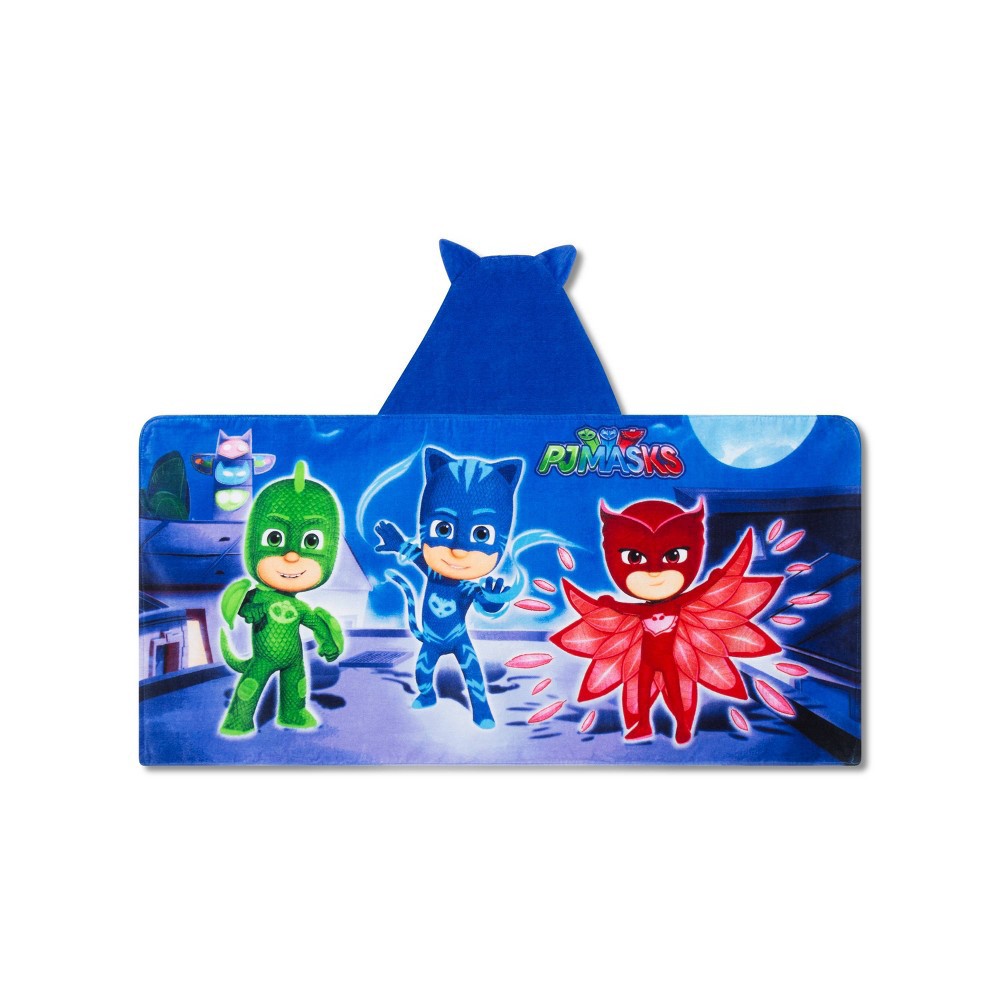 slide 2 of 3, PJ Masks New Nightfall Hooded Bath Towel, 1 ct