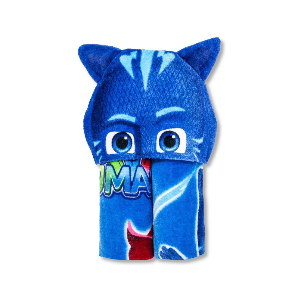 slide 3 of 3, PJ Masks New Nightfall Hooded Bath Towel, 1 ct