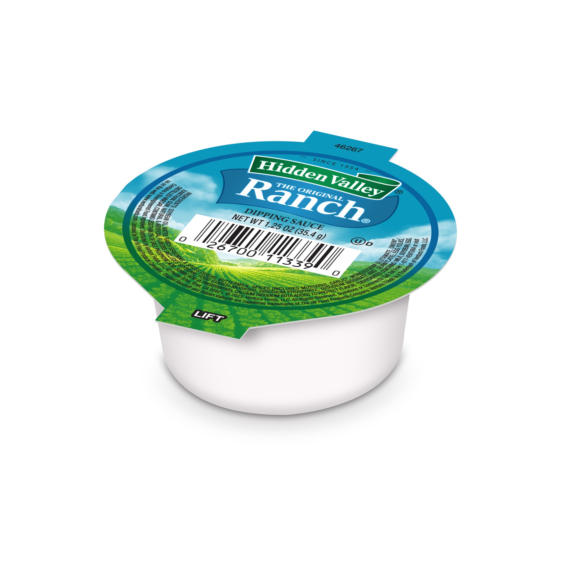 slide 1 of 4, Hidden Valley Dressing Ranch Original Shelf Stable Cup - 1.25 Oz, 1.25 oz