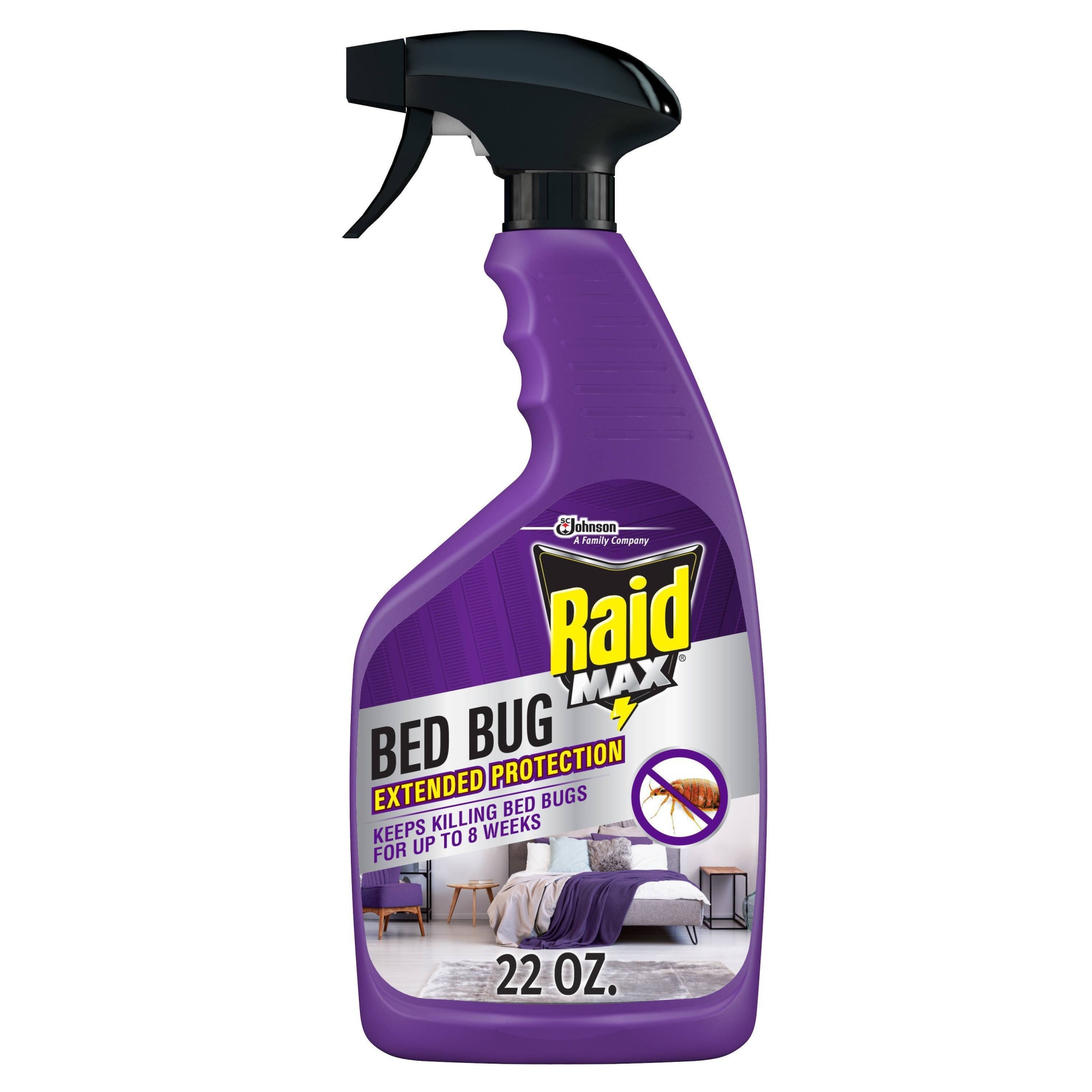slide 1 of 5, Raid Max Bed Bug Trigger Bottle - 22oz, 22 oz