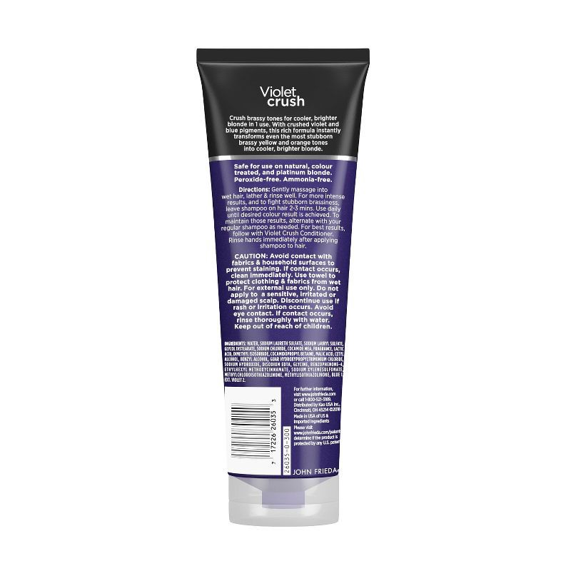 slide 2 of 10, John Frieda Violet Crush Purple Shampoo for Blonde Hair - 8.3 fl oz, 8.3 fl oz