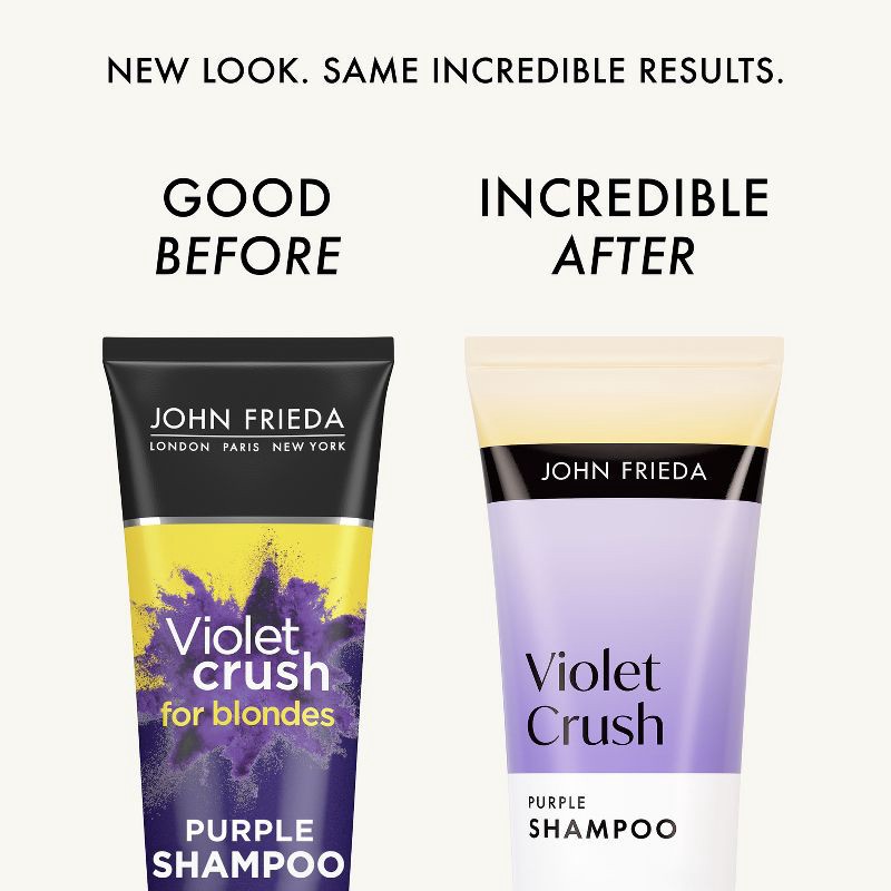 slide 3 of 10, John Frieda Violet Crush Purple Shampoo for Blonde Hair - 8.3 fl oz, 8.3 fl oz