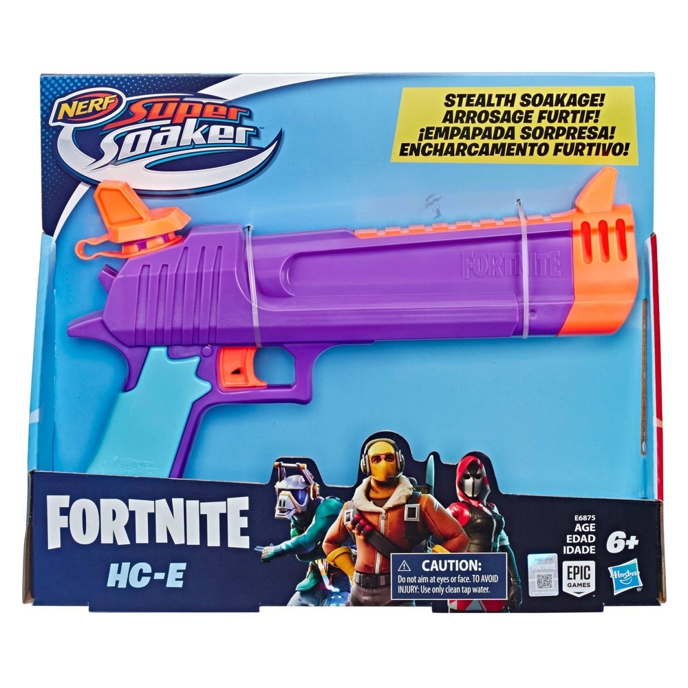 slide 2 of 6, NERF Fortnite HC-E Super Soaker Water Blaster, 1 ct