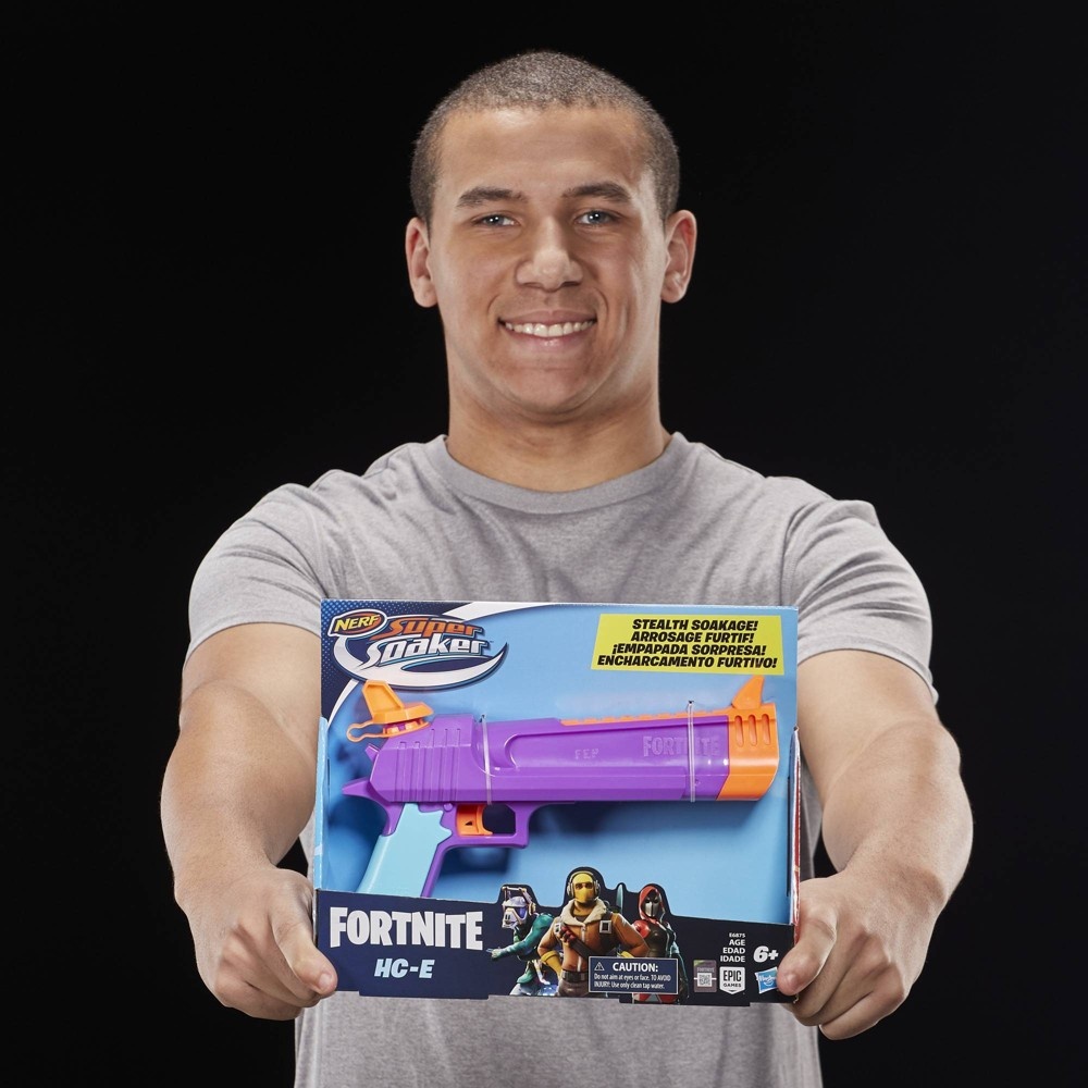 slide 3 of 6, NERF Fortnite HC-E Super Soaker Water Blaster, 1 ct