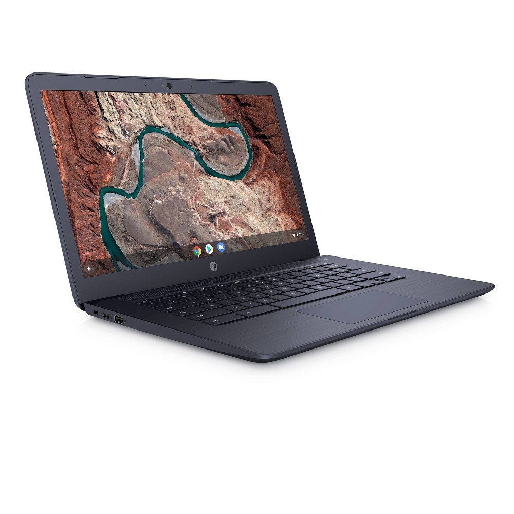 slide 2 of 7, HP Inc. HP 14" Chromebook Laptop with Chrome OS - AMD Processor - 4GB RAM Memory - 32GB Flash Storage - Ink Blue (14-db0031nr), 1 ct