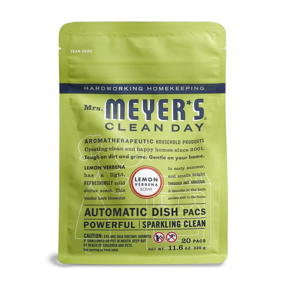 slide 2 of 4, Mrs. Meyer's Clean Day Mrs. Meyer's Lemon Verbena Auto Dish Soap, 11.6 oz
