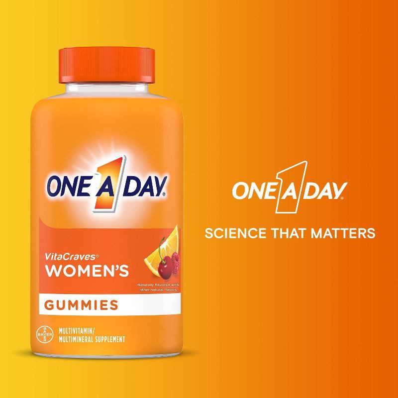 slide 7 of 8, One A Day Women's Multivitamin Gummies - 170ct, 170 ct