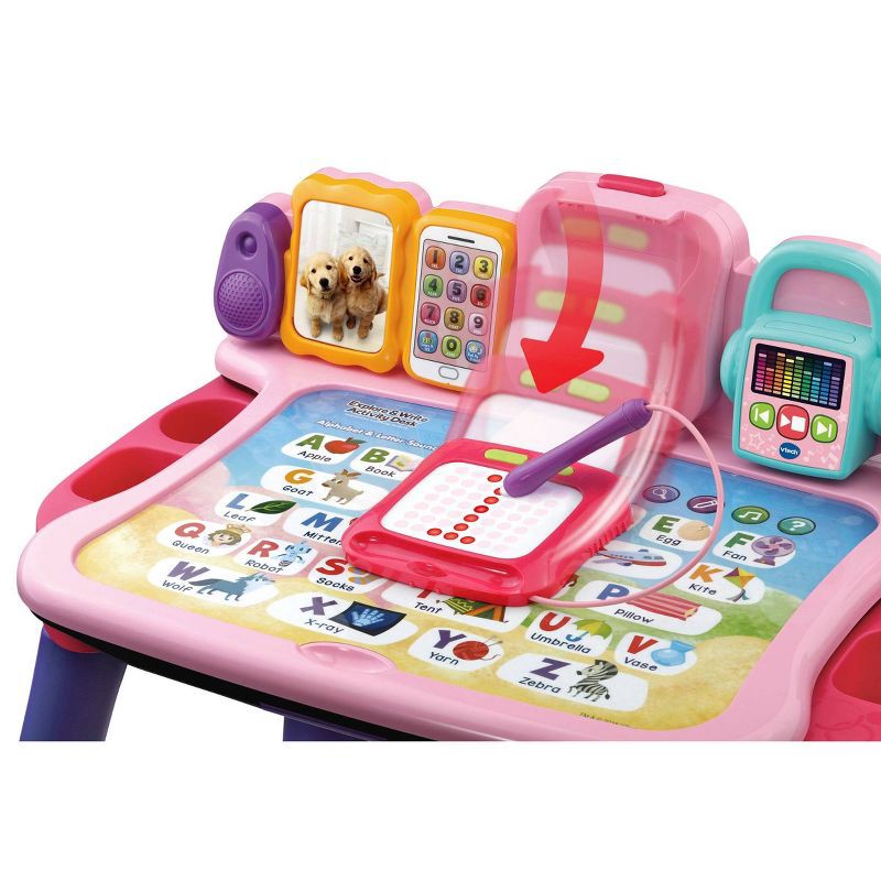 slide 6 of 10, VTech Explore And Write Activity Desk - Pink, 1 ct