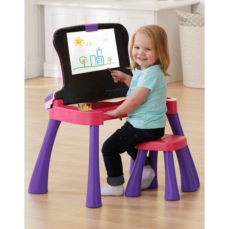 slide 8 of 10, VTech Explore And Write Activity Desk - Pink, 1 ct