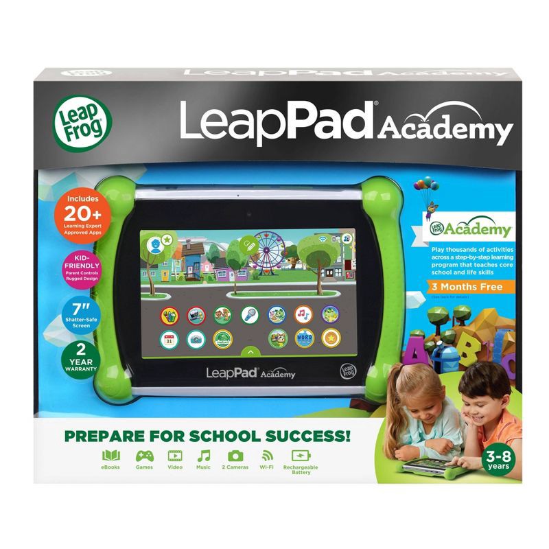 slide 10 of 10, Leapfrog Academy Tablet - Green, 1 ct