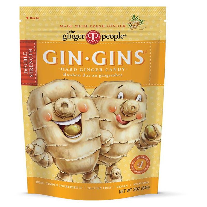 slide 1 of 3, The Ginger People Gin - Gins Hard Candy - 3oz, 3 oz