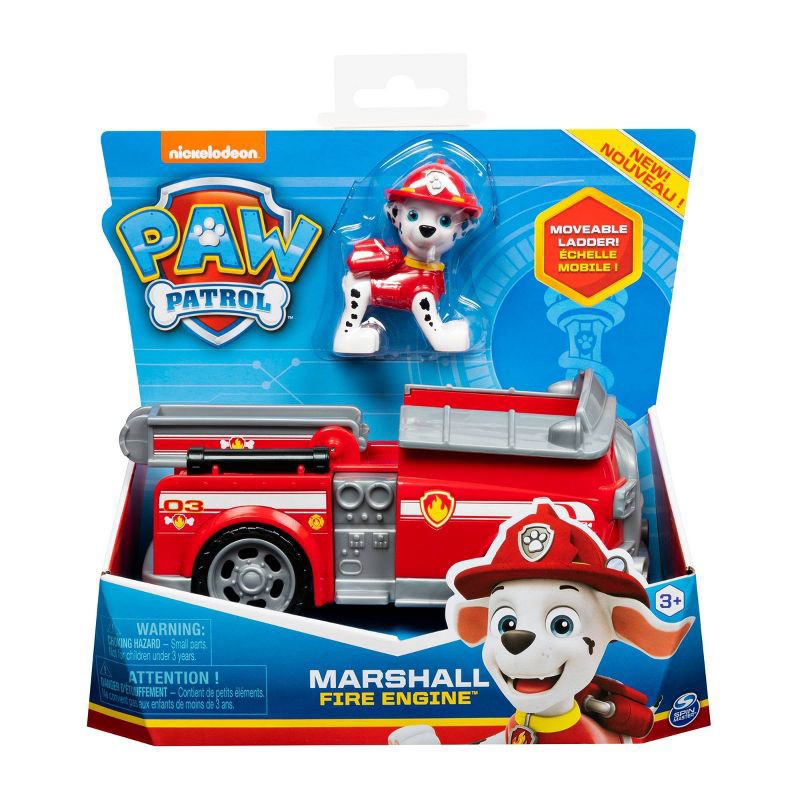 slide 2 of 4, PAW Patrol Fire Engine Vehicle with Marshall, 1 ct