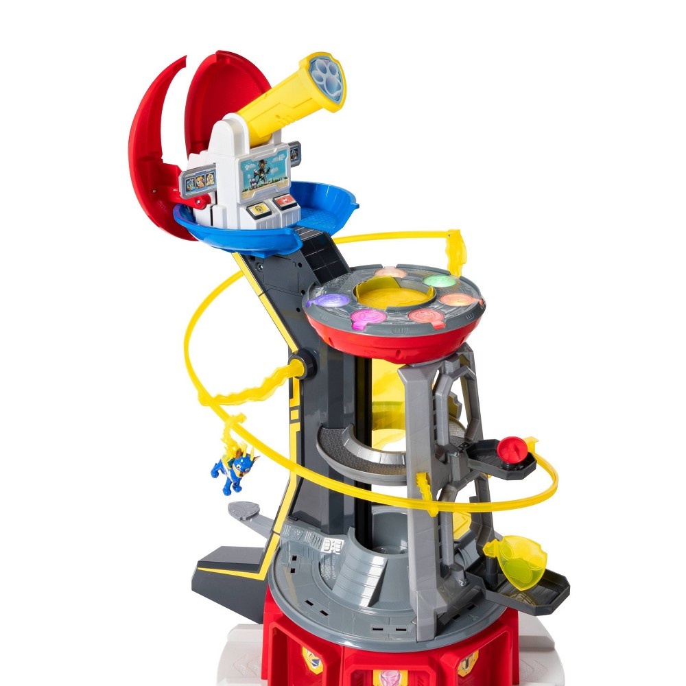 slide 4 of 9, PAW Patrol Super Mighty Pups Lookout Tower with Chase Figure, 1 ct