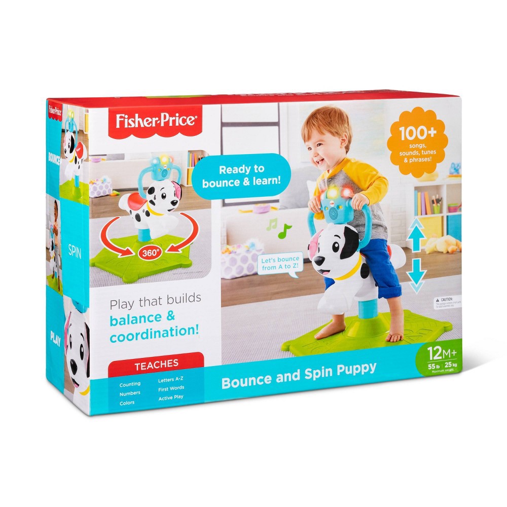 slide 2 of 6, Fisher-Price Bounce and Spin Puppy, 1 ct