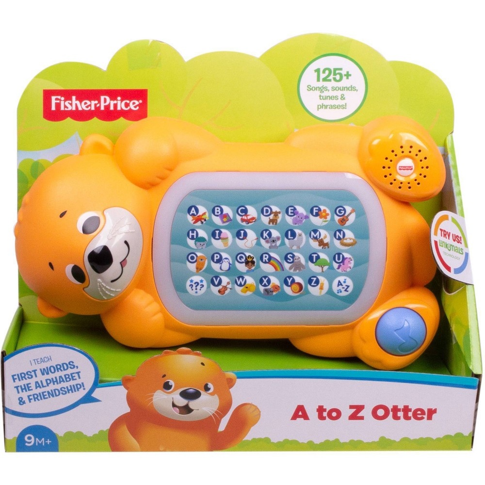 slide 10 of 10, Fisher-Price Linkimals A to Z Otter, 1 ct