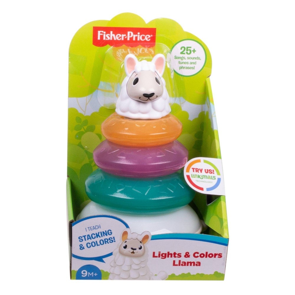 slide 6 of 9, Fisher-Price Linkimals Lights And Colors Llama, 5 ct