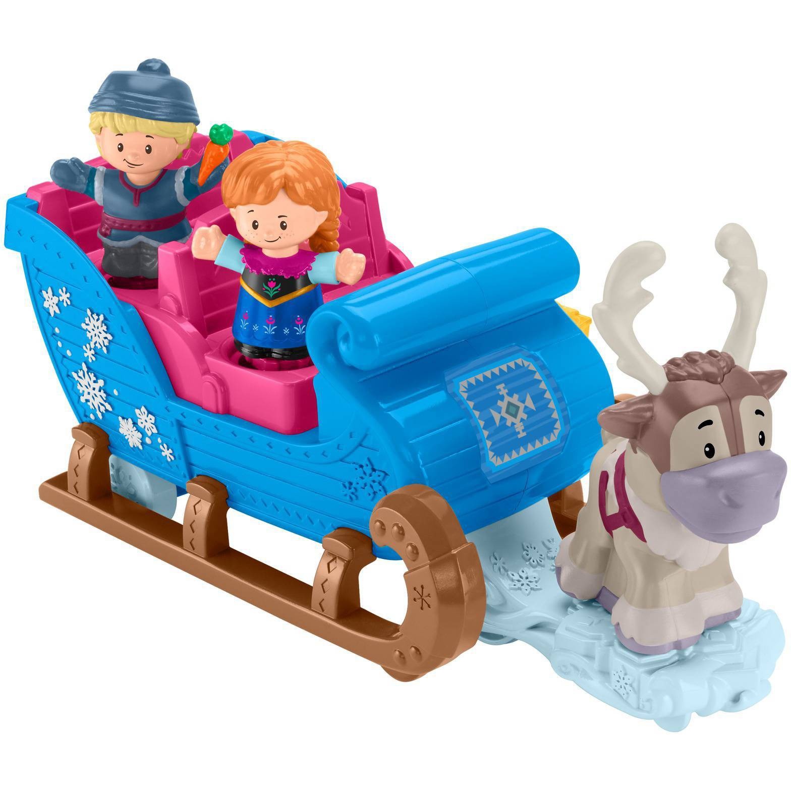 slide 1 of 9, Fisher-Price Little People Disney Frozen Kristoff's Sleigh, 1 ct