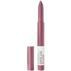 MaybellineSuperstay Ink Crayon Lipstick - Stay Exceptional - 0.04oz: Matte Finish, 8-Hour Wear, Built-in Sharpener