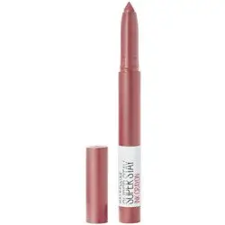 MaybellineSuperstay Ink Crayon Lipstick - Lead The Way - 0.04oz: Matte Finish, 8-Hour Wear, Built-in Sharpener