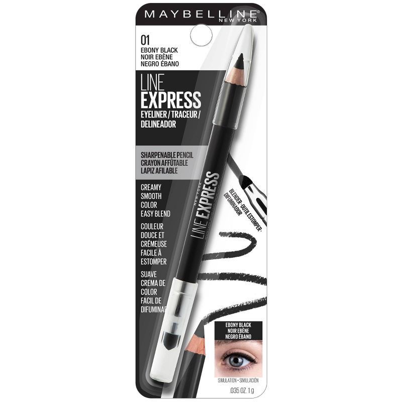 slide 2 of 9, Maybelline Eyeliner Define-a-Line Express Black - 0.035oz, 0.035 oz