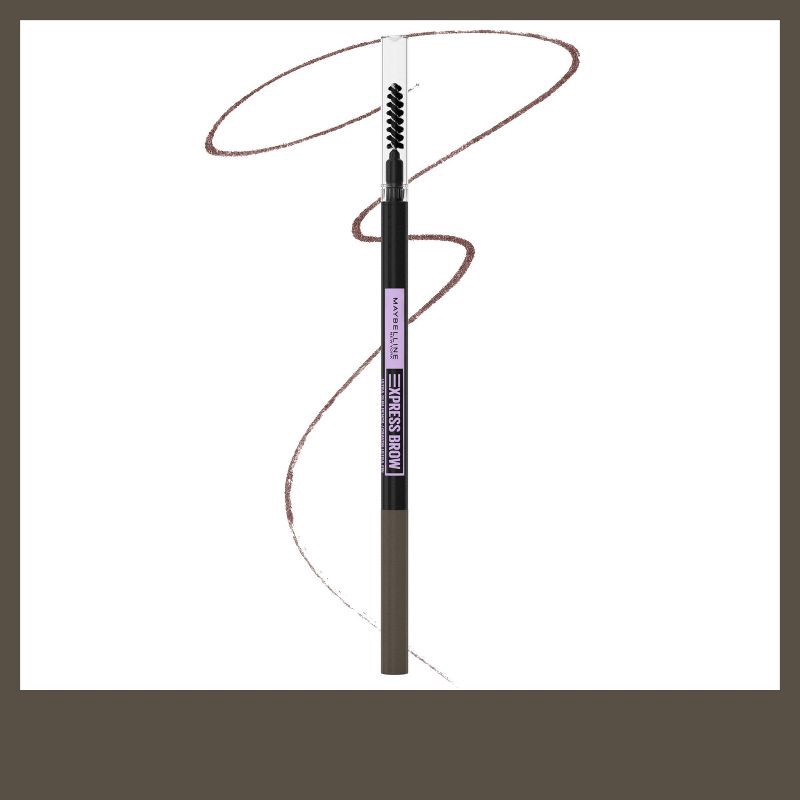 slide 2 of 8, Maybelline Express Brow Ultra Slim Eyebrow Pencil - Medium Brown - 0.003oz, 0.003 oz