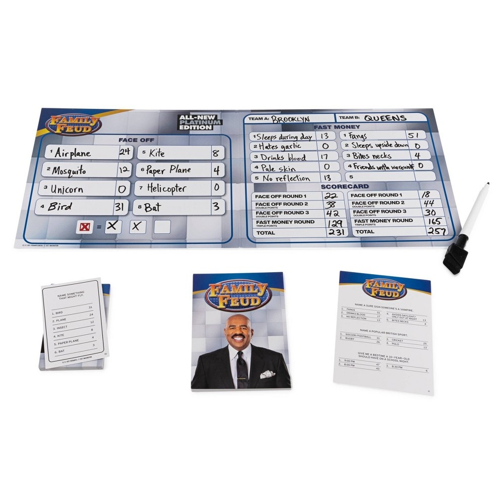 Spin Master Games Family Feud Platinum Edition Game Featuring Steve Harvey It s A Survey 