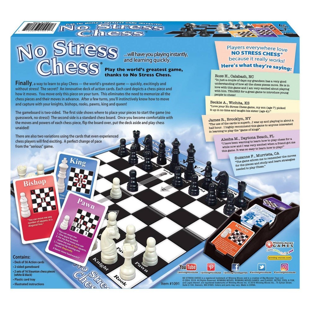 Winning Moves No Stress Chess [New ] Board Game - その他