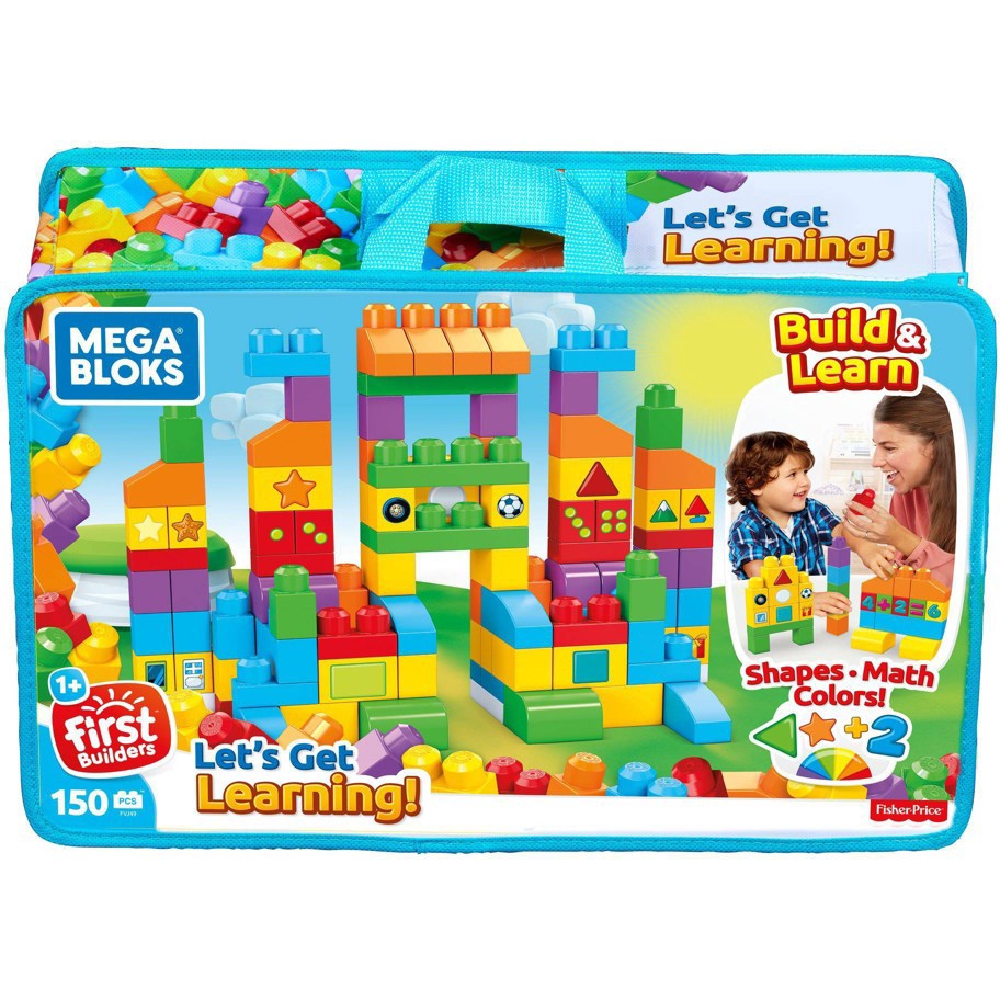 slide 1 of 1, Mega Bloks First Builders Let's Get Learning Construction Set, 1 ct