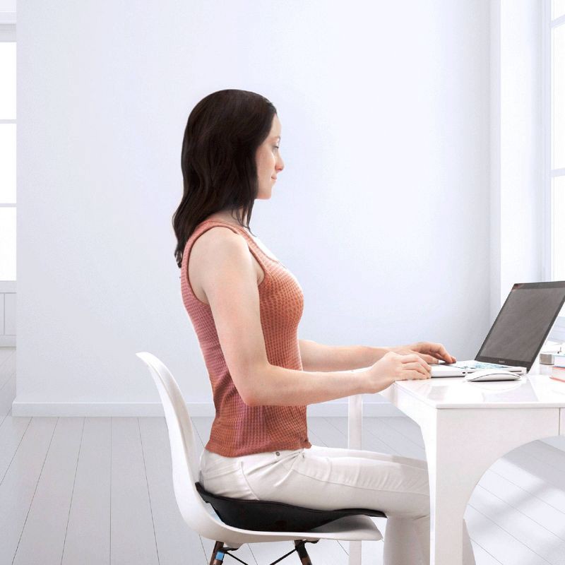 slide 3 of 8, BackJoy SitSmart Core Traction Posture Seat Designed for Lower Back Pain Relief, 1 ct