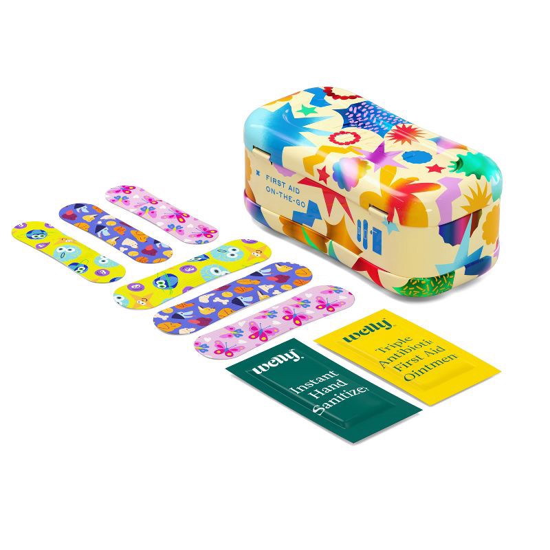 slide 2 of 7, Welly Kid's Quick Fix First Aid Bandage Travel Kit - Multi-Color - 24ct, 24 ct