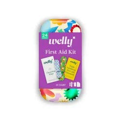 Welly Kid's Quick Fix First Aid Bandage Travel Kit - Multi-Color - 24ct