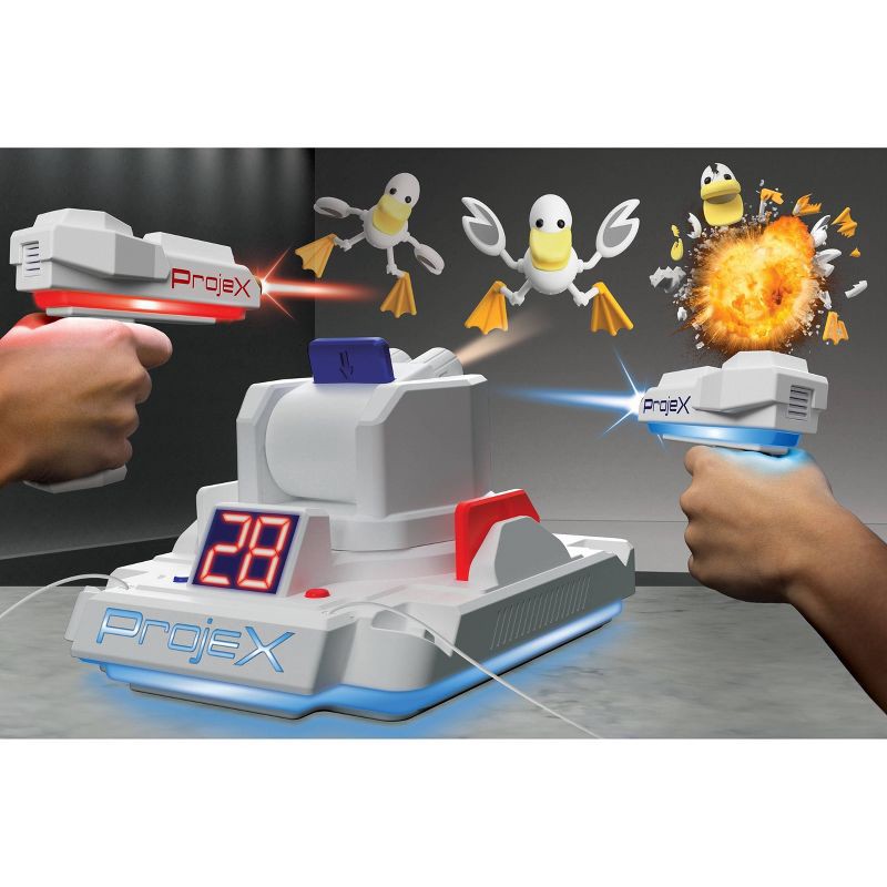 slide 14 of 15, ProjeX Image Projecting Arcade Game: Interactive Laser Tag Toy Blasters for Social Skills Development, 1 ct
