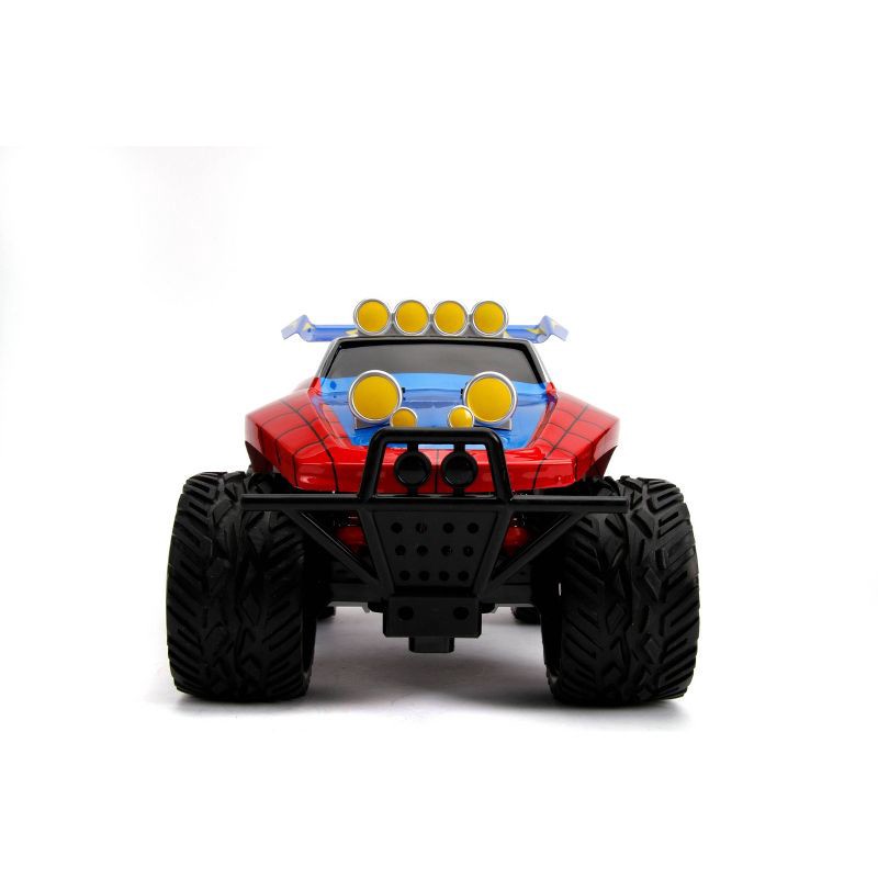 slide 4 of 5, Hollywood Rides Jada Toys Marvel Spider-Man Buggy Remote Control Vehicle 1:14 Scale - Glossy Red, 1 ct