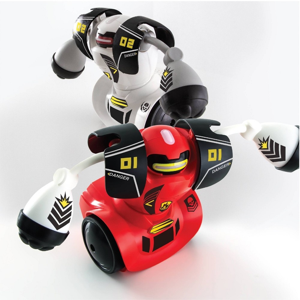 slide 2 of 9, Sharper Image Remote Control (RC) Robot Fighting Set Multiplayer, 1 ct