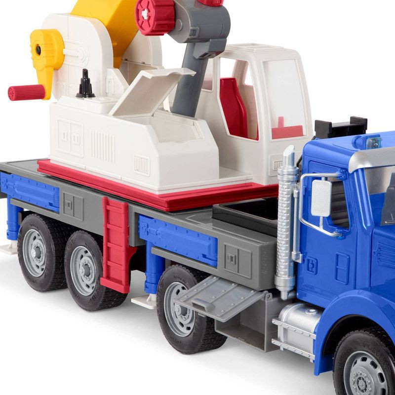 slide 6 of 9, DRIVEN by Battat Jumbo Crane Truck - Large Toy Crane Truck with Movable Parts, 1 ct