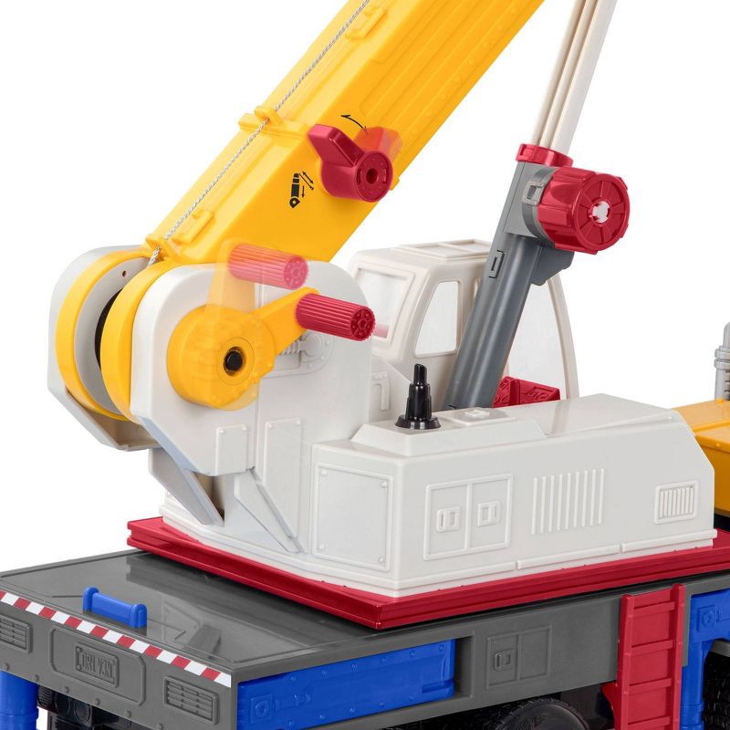 slide 7 of 9, DRIVEN by Battat Jumbo Crane Truck - Large Toy Crane Truck with Movable Parts, 1 ct