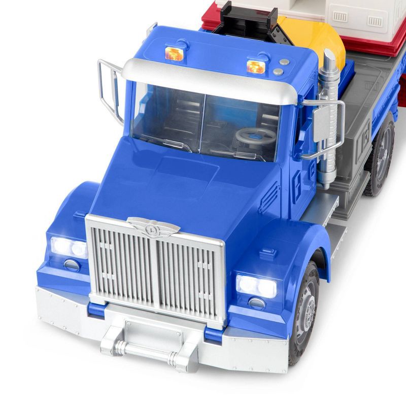 slide 8 of 9, DRIVEN by Battat Jumbo Crane Truck - Large Toy Crane Truck with Movable Parts, 1 ct
