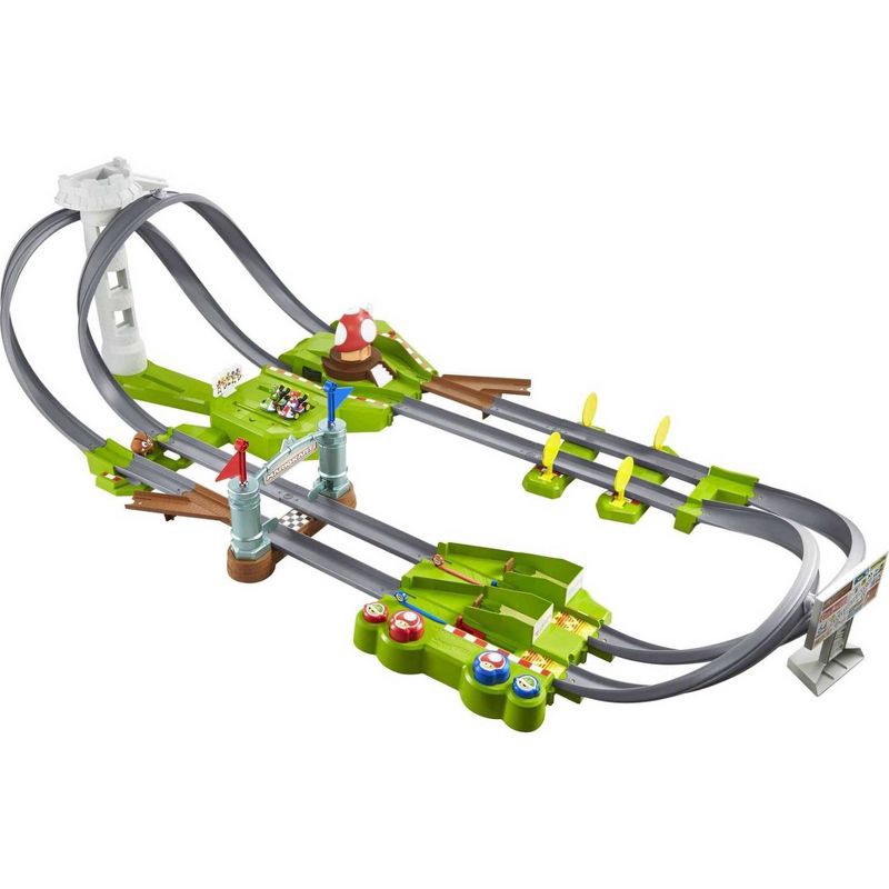 slide 1 of 1, Nintendo Hot Wheels Mario Kart Circuit Trackset, 1 ct