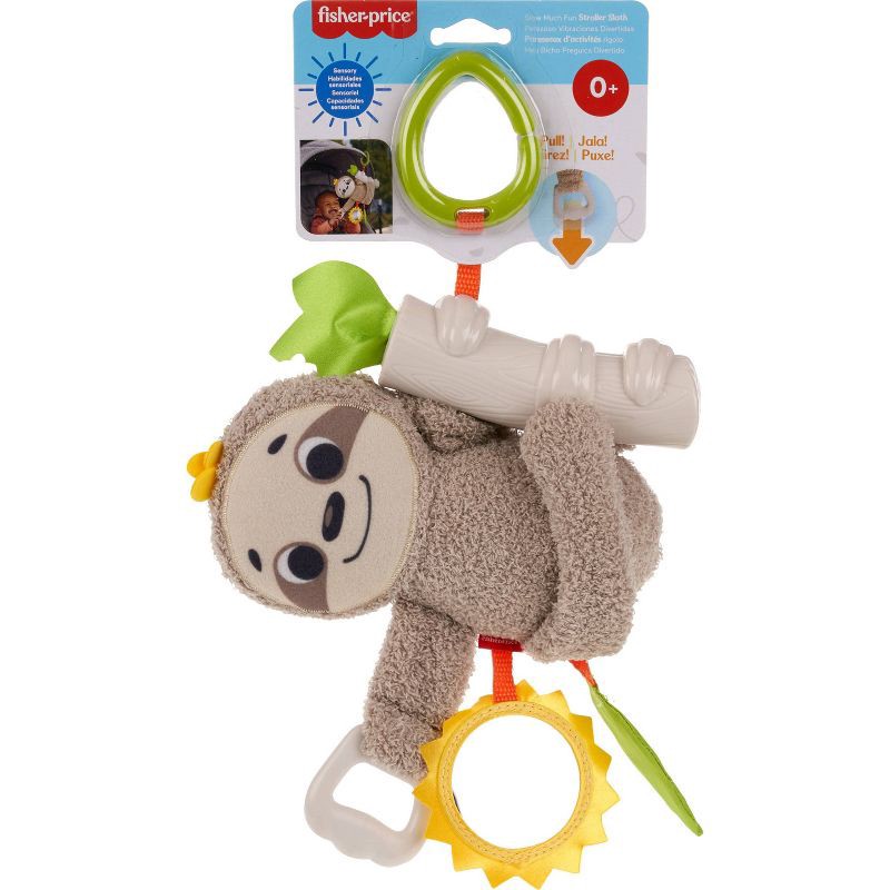 slide 6 of 6, Fisher-Price Slow Much Fun Stroller - Sloth, 1 ct