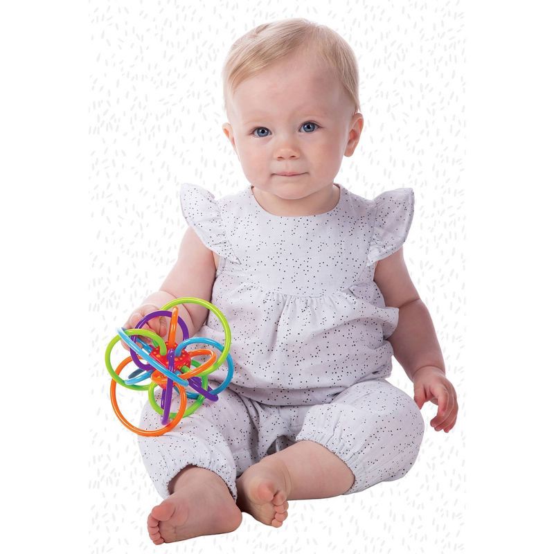 slide 3 of 5, The Manhattan Toy Company Winkel Rattle & Sensory Teether, 1 ct