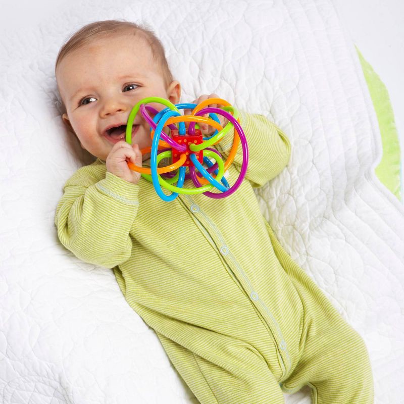 slide 5 of 5, The Manhattan Toy Company Winkel Rattle & Sensory Teether, 1 ct