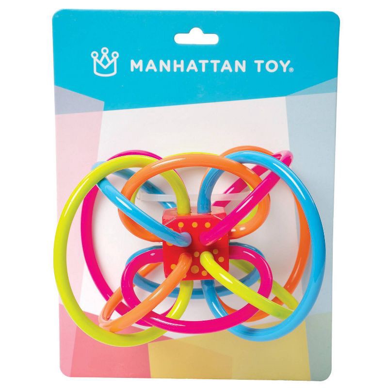 slide 1 of 5, The Manhattan Toy Company Winkel Rattle & Sensory Teether, 1 ct