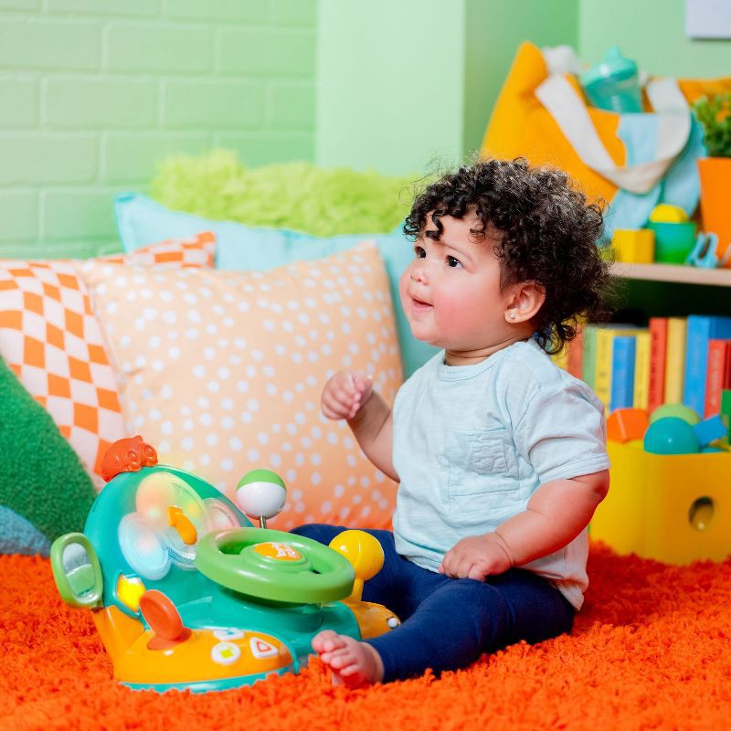 slide 12 of 14, Bright Starts Lights & Colors Driver Steering Wheel Baby Toy, 1 ct