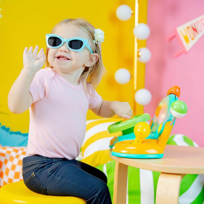 slide 13 of 14, Bright Starts Lights & Colors Driver Steering Wheel Baby Toy, 1 ct