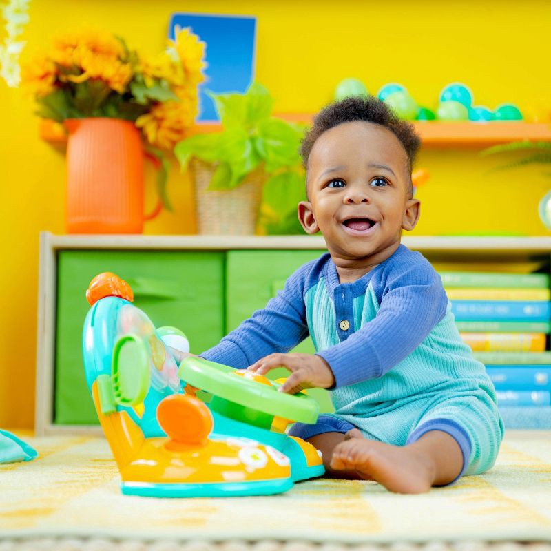 slide 14 of 14, Bright Starts Lights & Colors Driver Steering Wheel Baby Toy, 1 ct