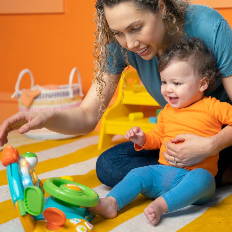 slide 7 of 14, Bright Starts Lights & Colors Driver Steering Wheel Baby Toy, 1 ct