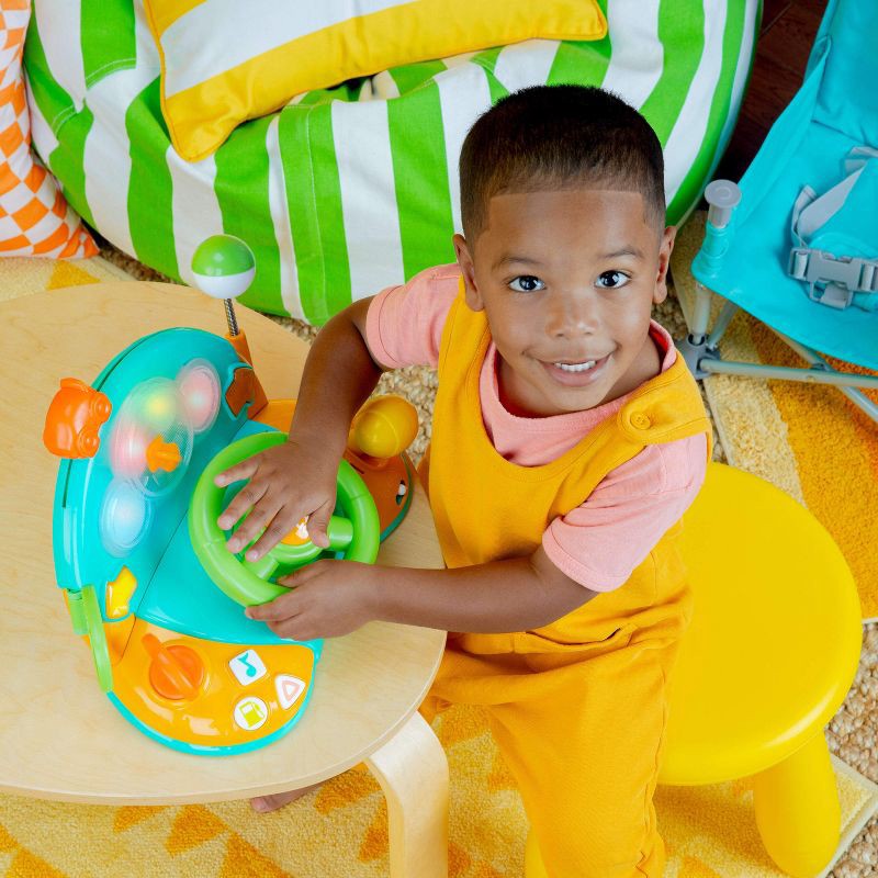 slide 11 of 14, Bright Starts Lights & Colors Driver Steering Wheel Baby Toy, 1 ct