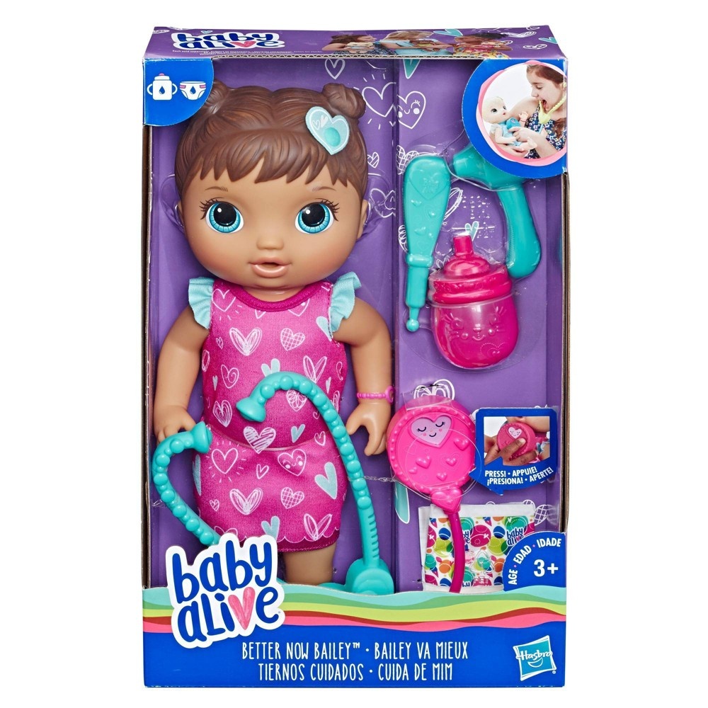 slide 2 of 9, Baby Alive Better Now Bailey - Pink Dress, 1 ct