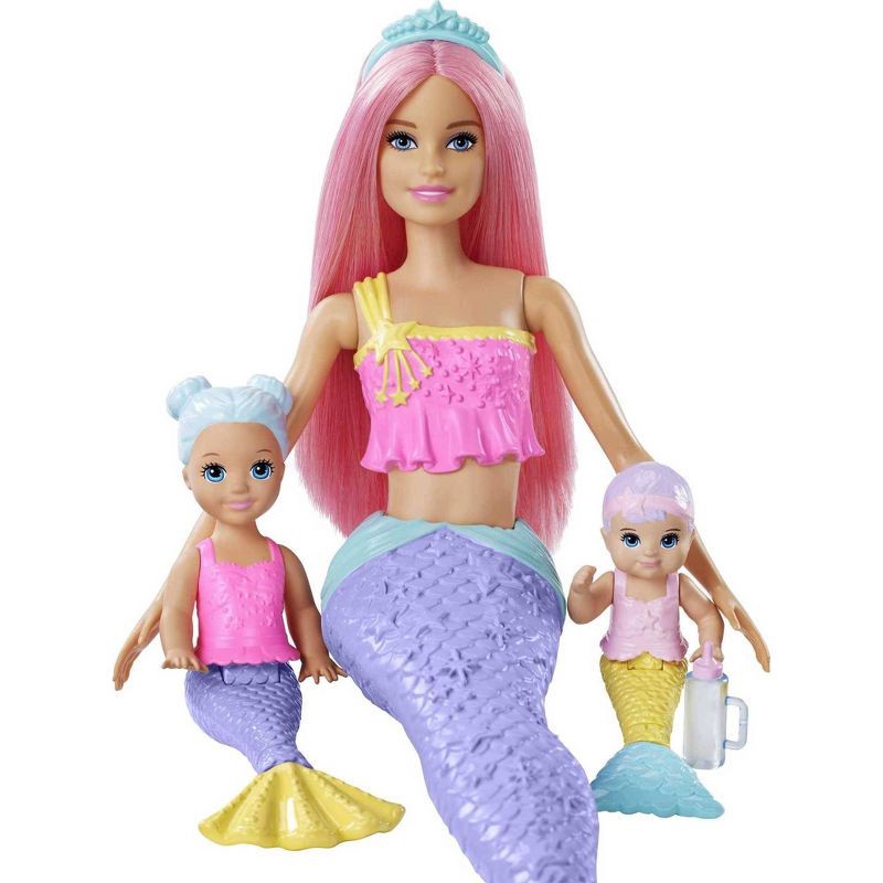 slide 3 of 6, Barbie Dreamtopia Mermaid Nursery Playset and Dolls, 1 ct